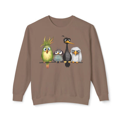 " The Birds" Unisex Lightweight Crewneck Sweatshirt