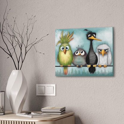 The Birds :Canvas Stretched, 0.75"