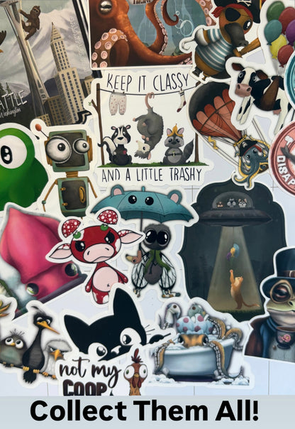 “For the love of Seattle” Waterproof Sticker
