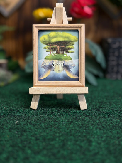 “Maui Turtle” Mini Frame and easel