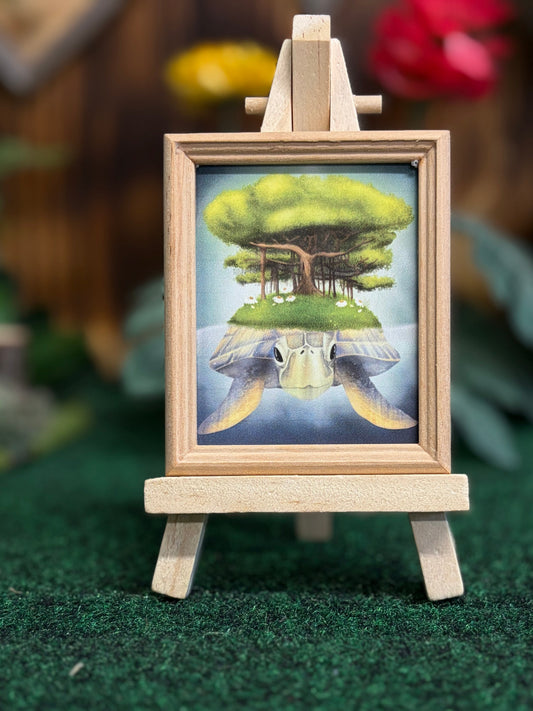 “Maui Turtle” Mini Frame and easel