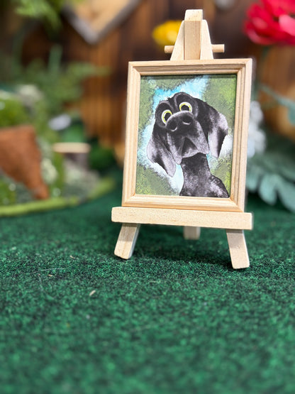 “Wilbur” Mini Frame and easel