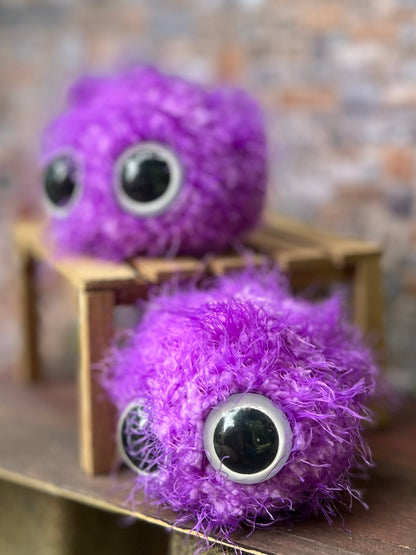 Fuzzy Monsters (Bright Purple)