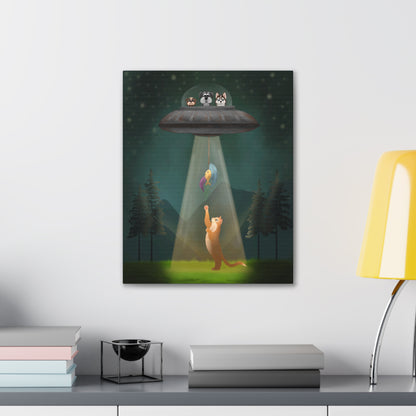 The Catnapping :Canvas Stretched, 0.75"