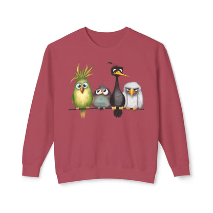 " The Birds" Unisex Lightweight Crewneck Sweatshirt