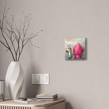 Copy of Bathtime Octo :Canvas Stretched, 0.75"