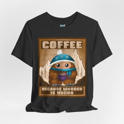 Karl needs coffee: Unisex Jersey Short Sleeve Tee
