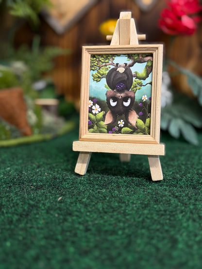 “Fruit Bat” Mini Frame and easel