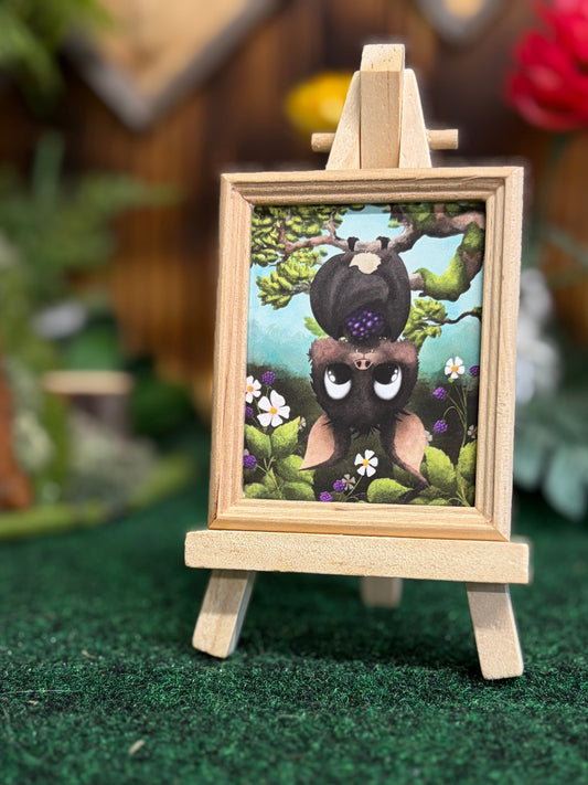 “Fruit Bat” Mini Frame and easel