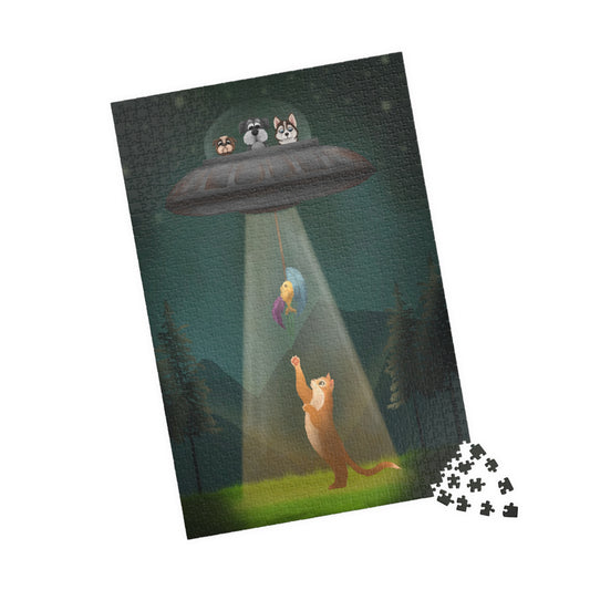 "The Cat Napping" Puzzle (520 & 1014-piece)