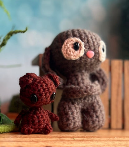 Lilly Belle and her kitty friend