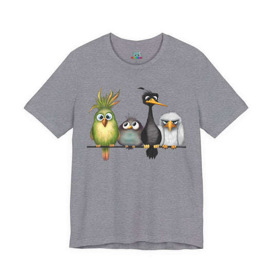 "The Birds" Unisex Jersey Short Sleeve Tee