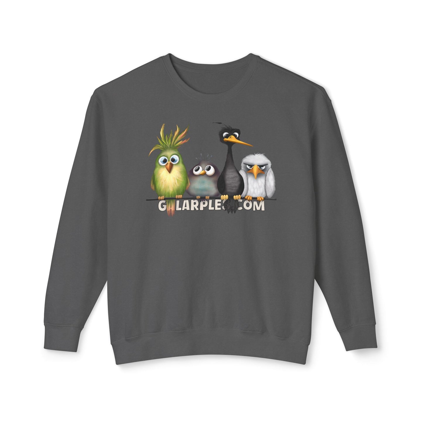 The Birds: Unisex Lightweight Crewneck Sweatshirt