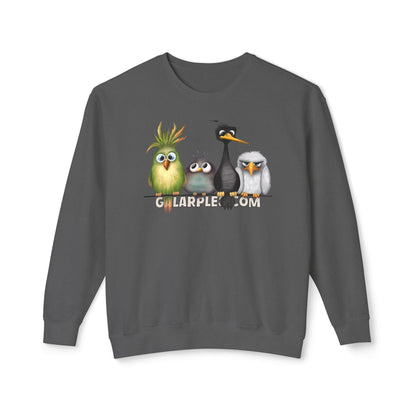 The Birds: Unisex Lightweight Crewneck Sweatshirt