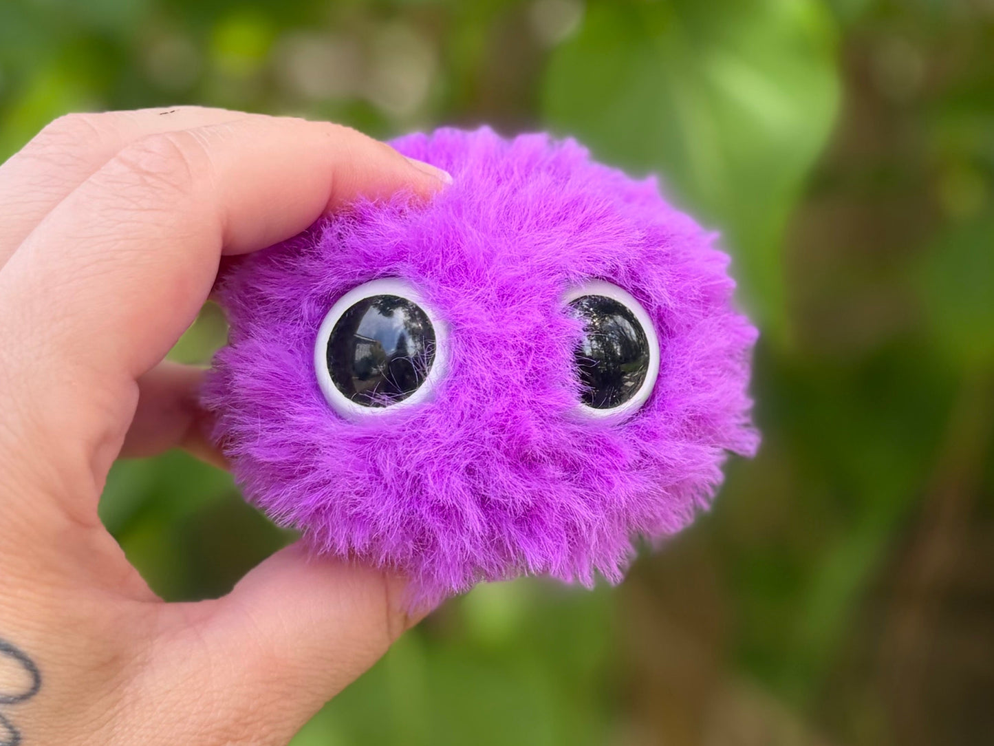 Plum Purple Furry Monster