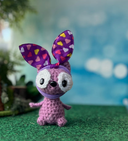 Kitty-like Galarple with removable bunny ears