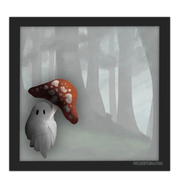 The Mushtoomy Ghost Post-it-Note