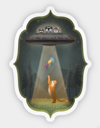 “The Catnapping ”  Waterproof Sticker