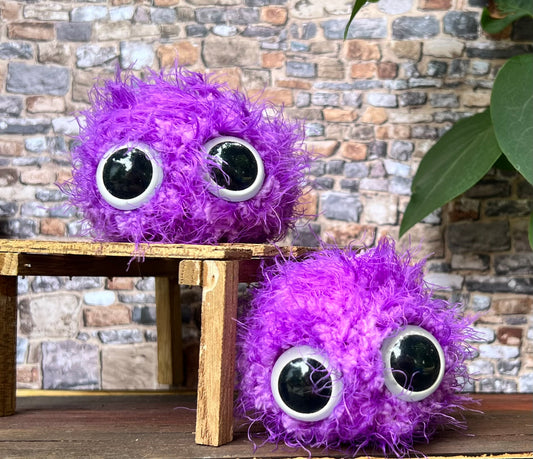 Fuzzy Monsters (Bright Purple)