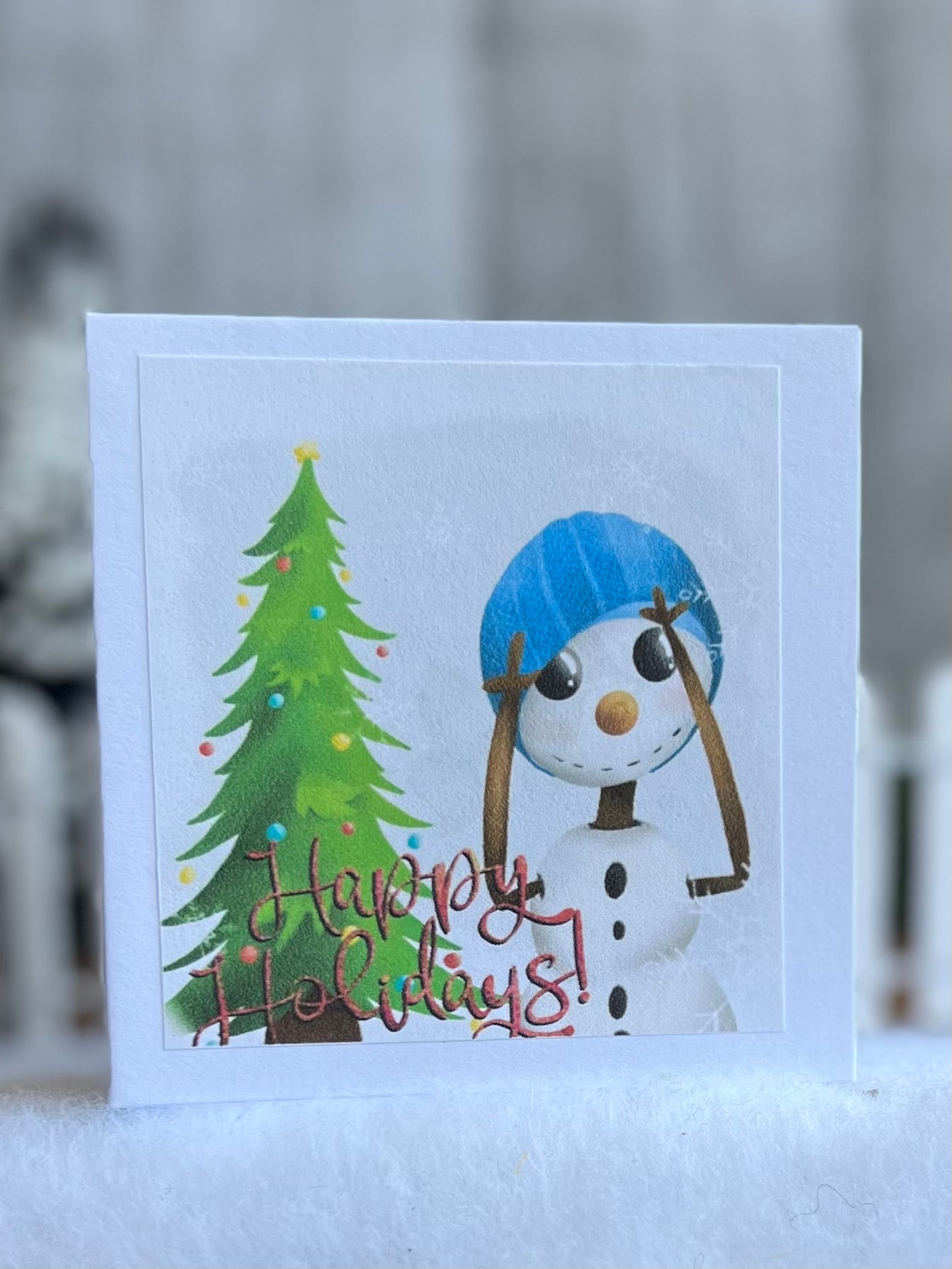 Sammy the Snowman Card