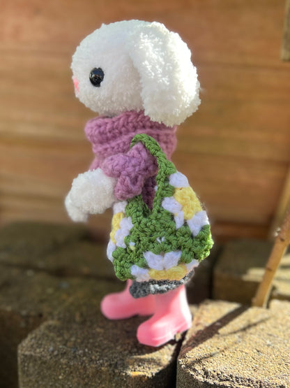 Daisy the Bunny with her handbag