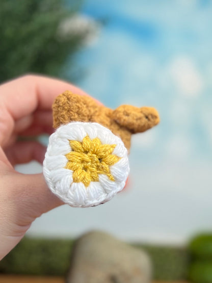 Kitty with Flower umbrella