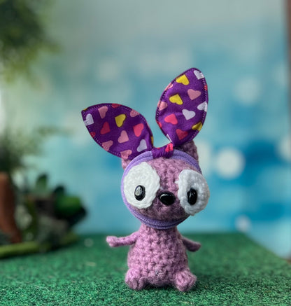 Kitty-like Galarple with removable bunny ears