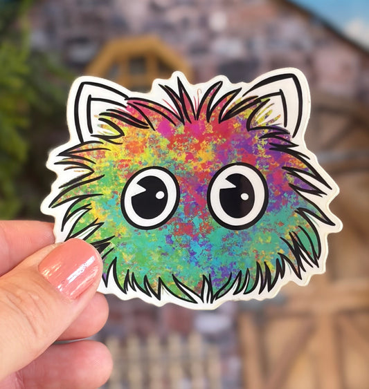 “Rainbow Splat Logo ”  Waterproof Sticker