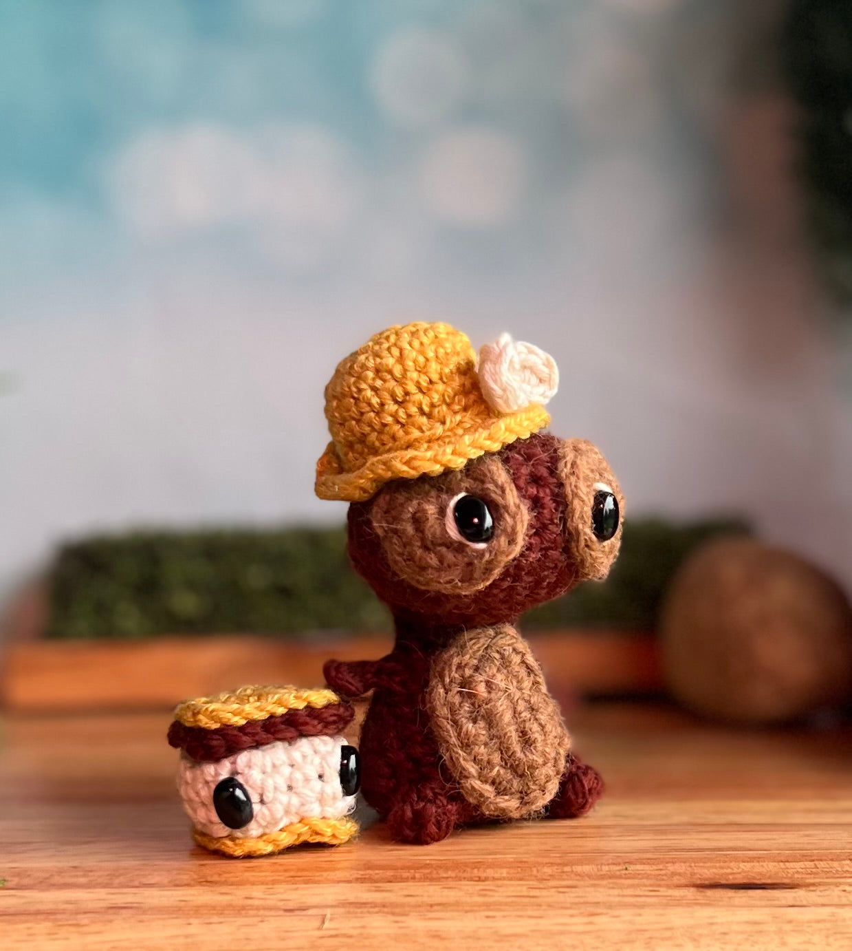 Smiley and his S’more friend