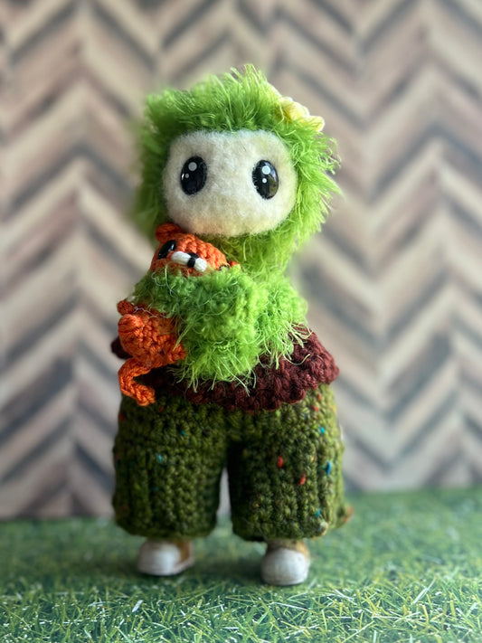 Gessel the Green and her Kitty Charlie