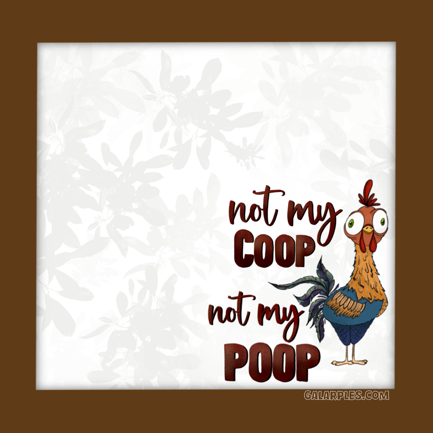 Not My Poop Post It
