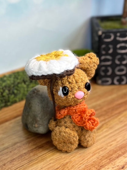 Kitty with Flower umbrella