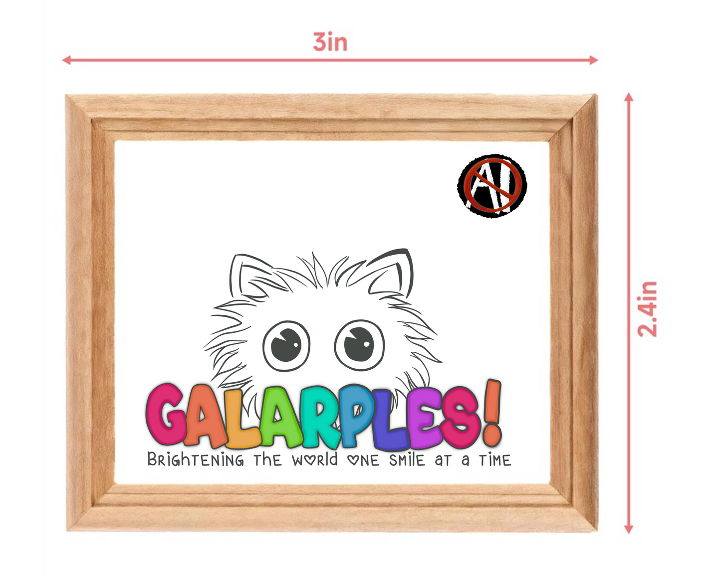 “Fruit Bat” Mini Frame and easel