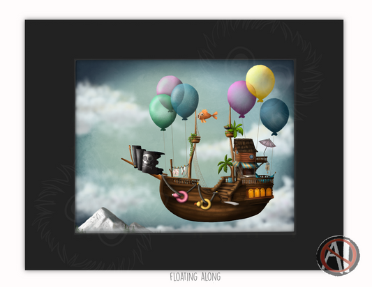 "Floating Along" Art Print