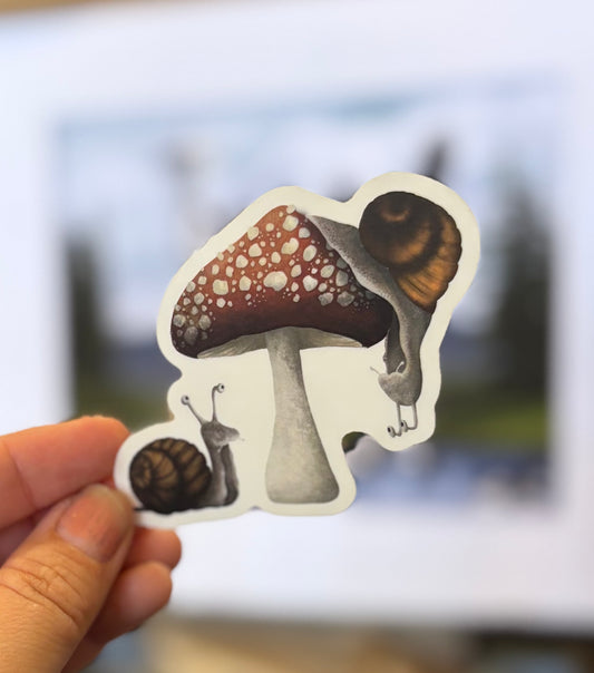 “The snails ”  Waterproof Sticker (Copy)