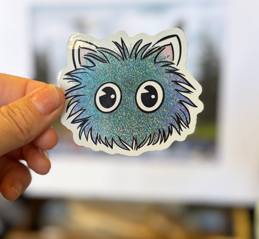 “The OG Logo (but glittered )”  Waterproof Sticker