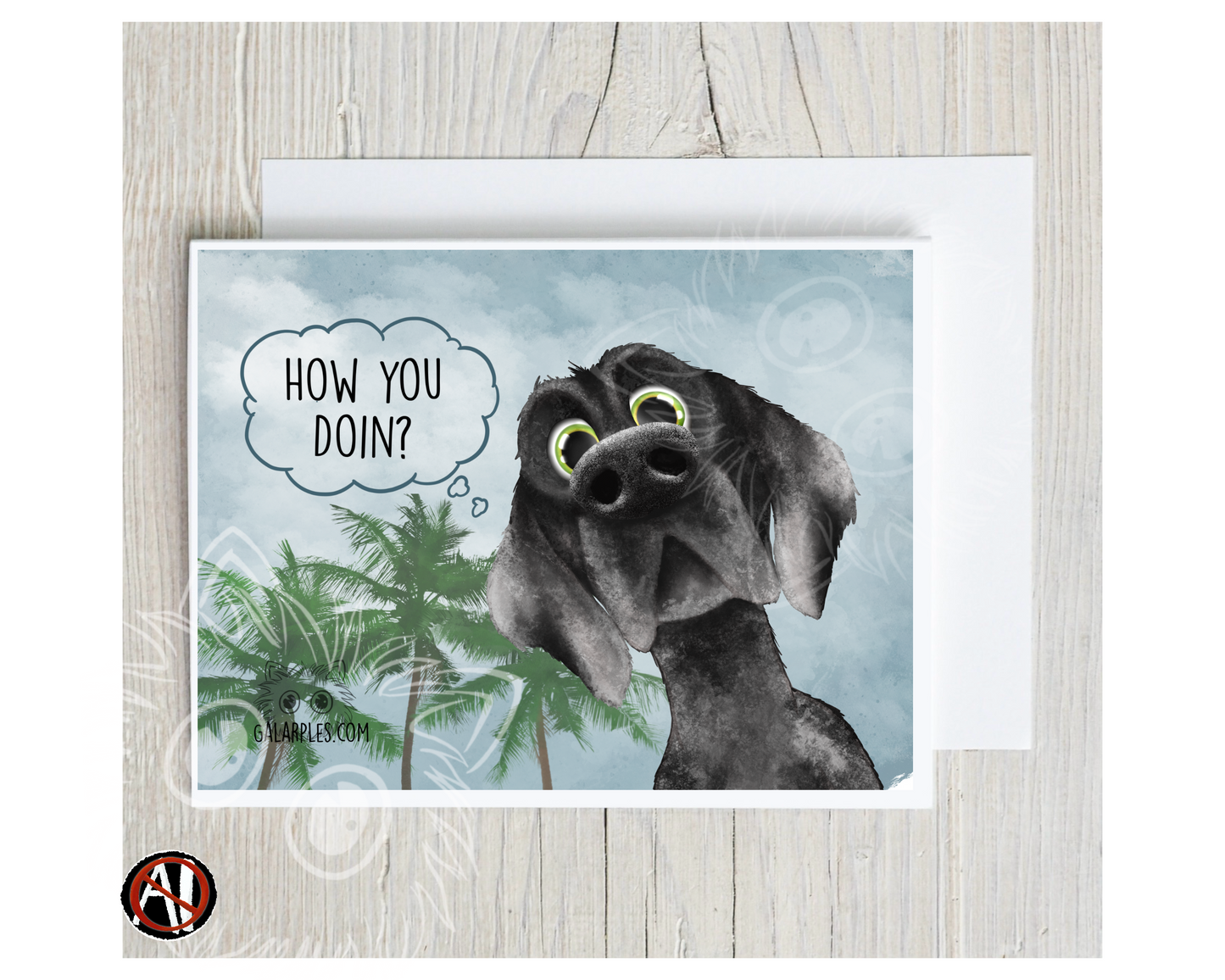 How You Doin Greeting Card