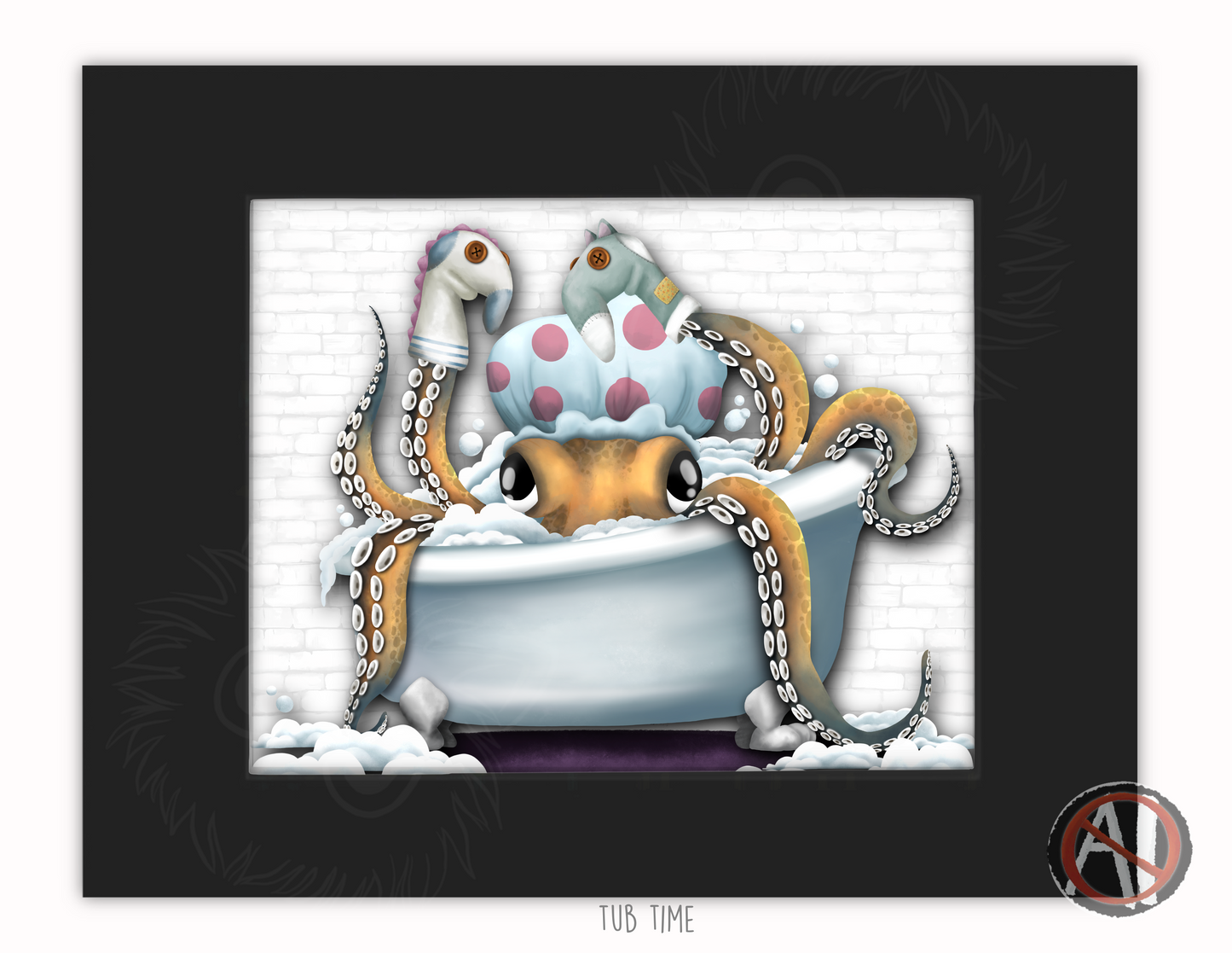 "Tub Time" Art Print