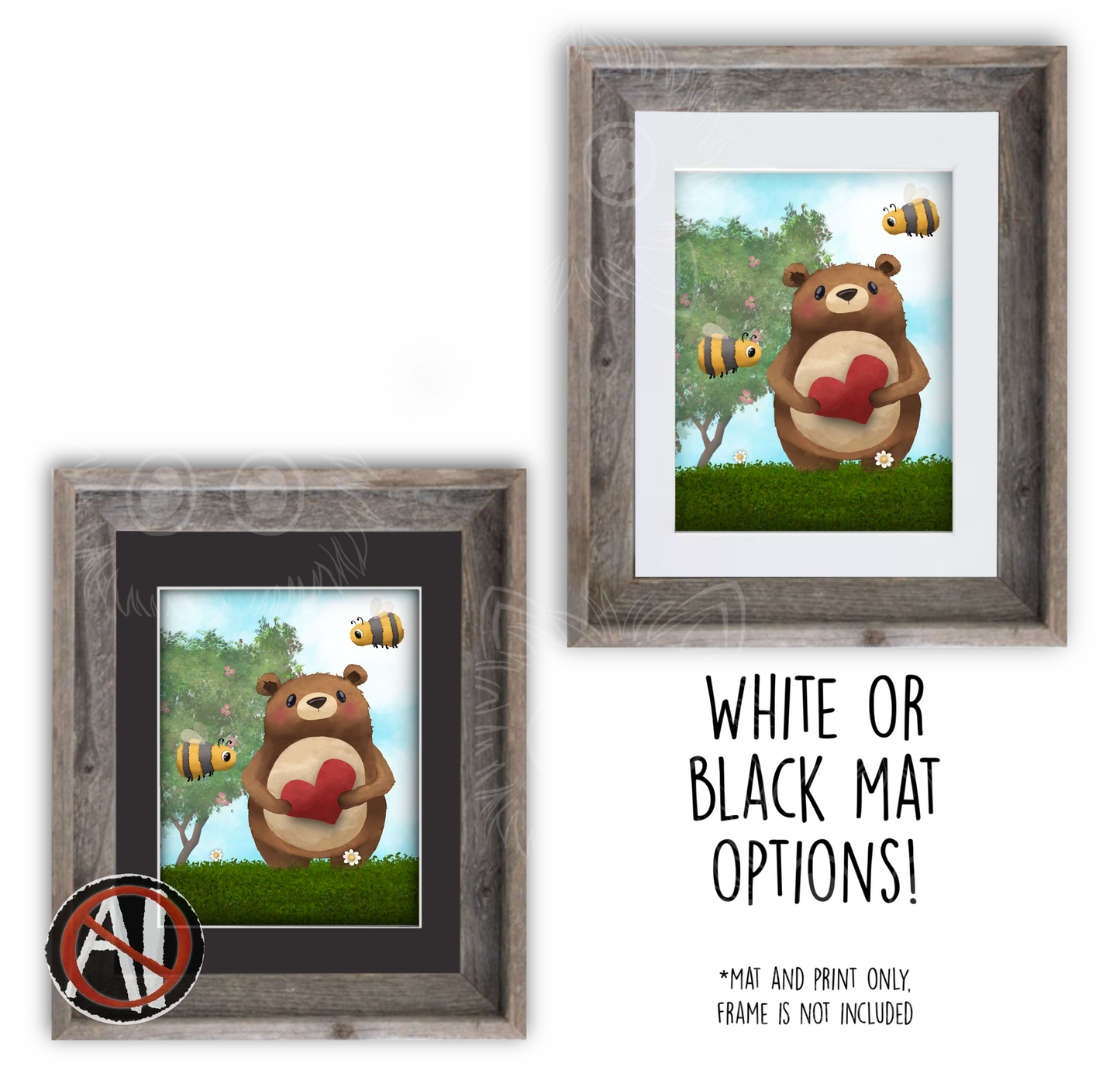 "Love Bear" Art Print