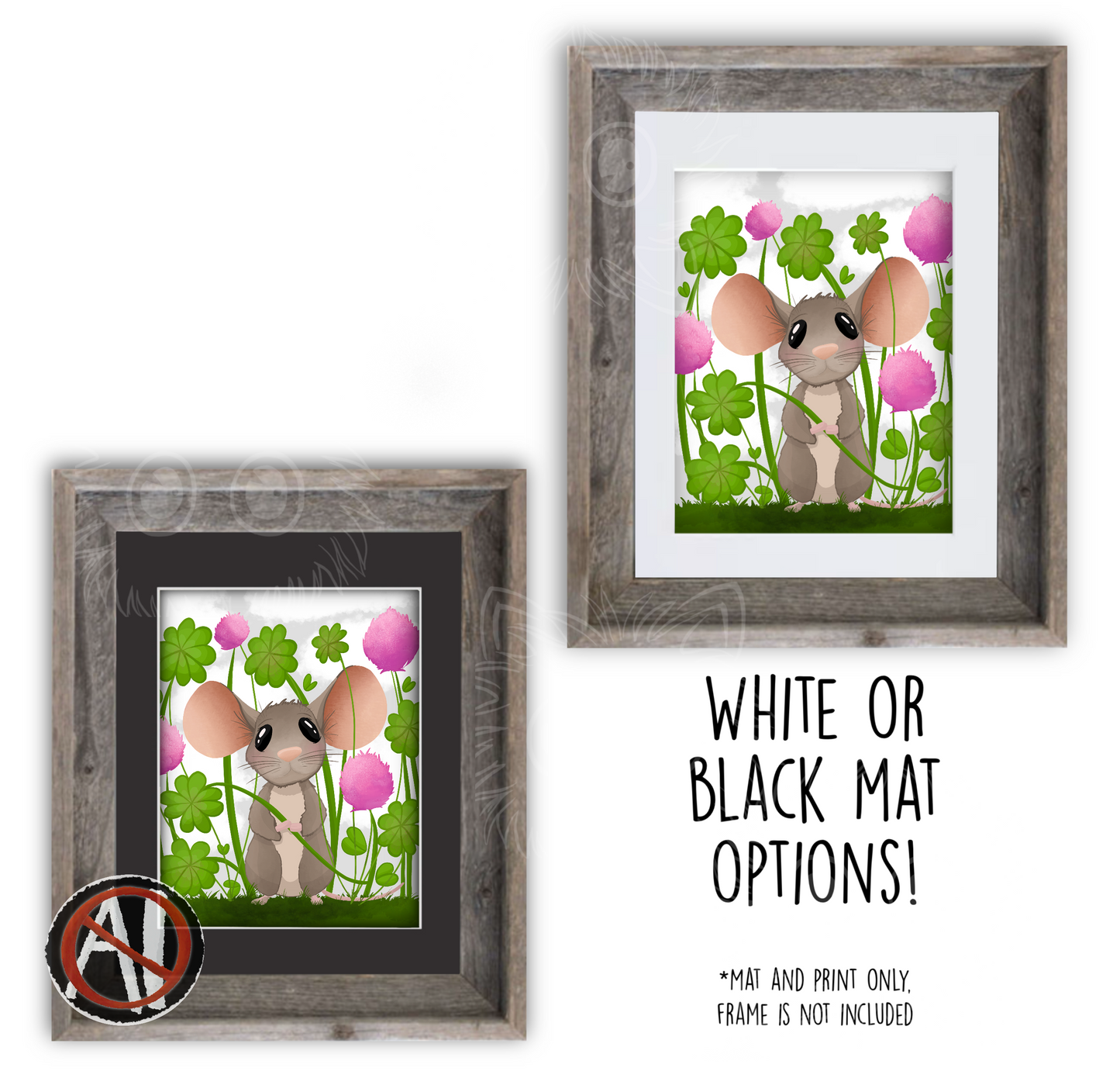 "Burton the Mouse" Art Print