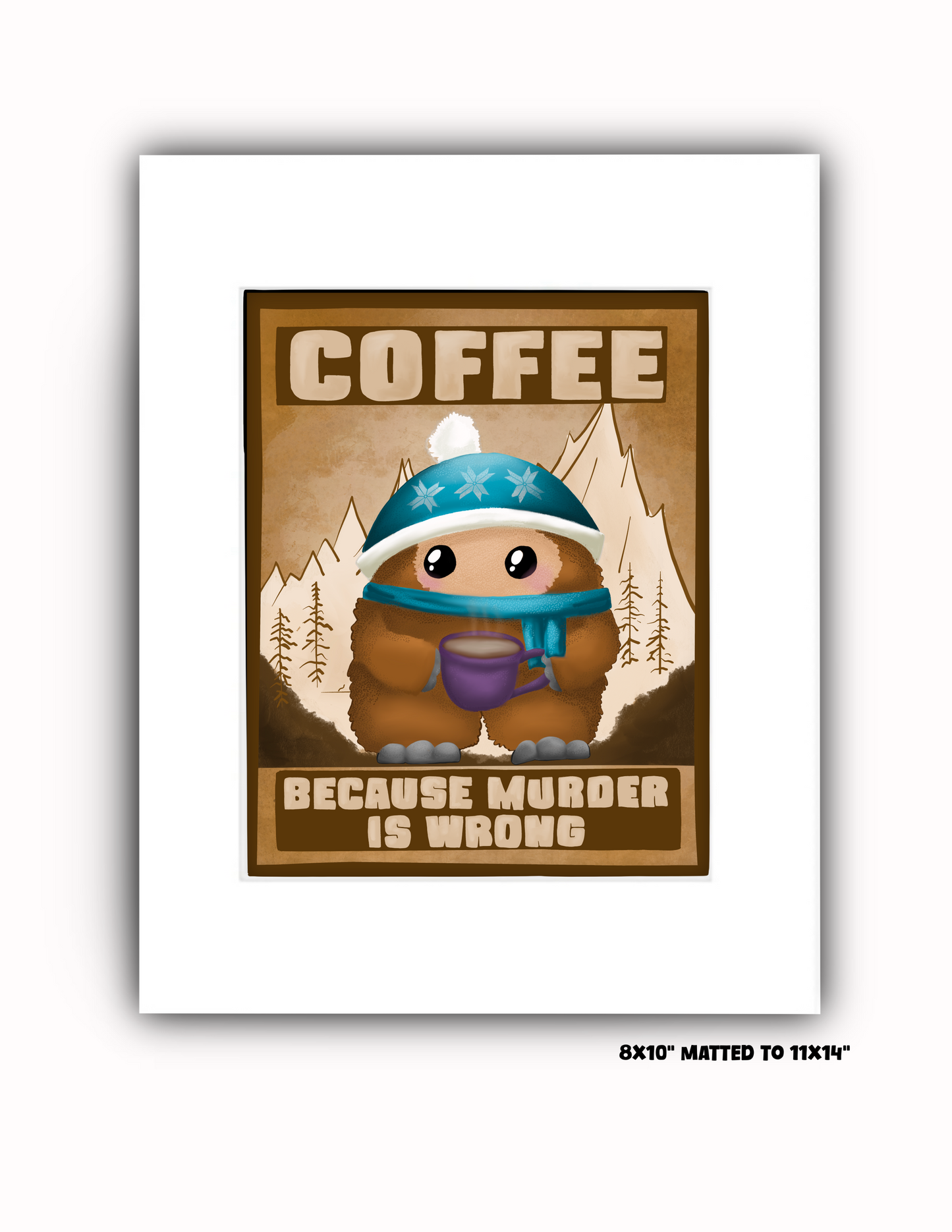 "Karl Needs Coffee" Art Print