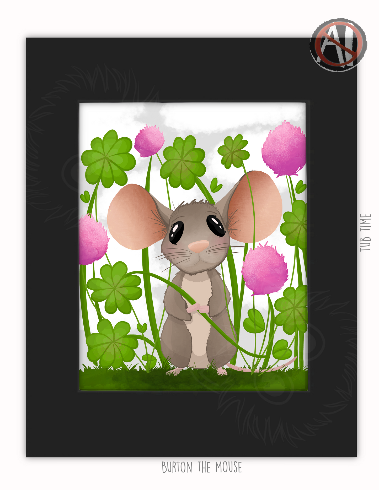 "Burton the Mouse" Art Print