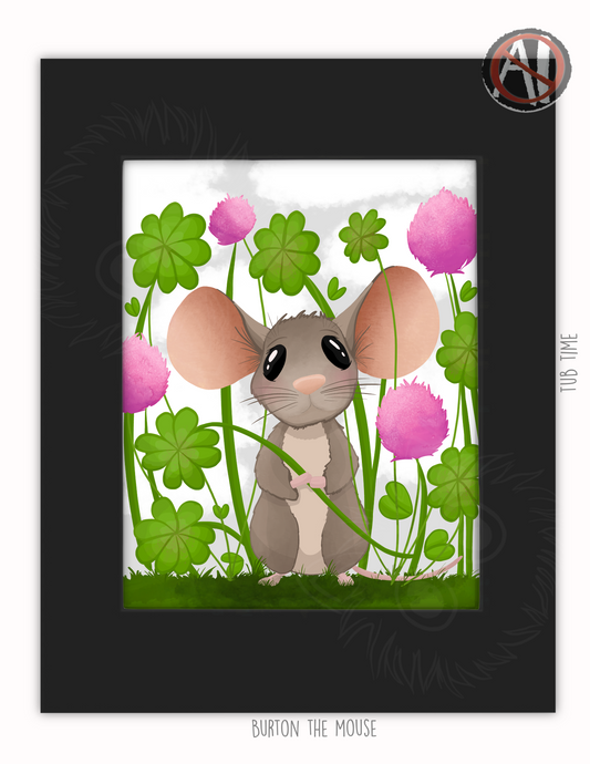 "Burton the Mouse" Art Print
