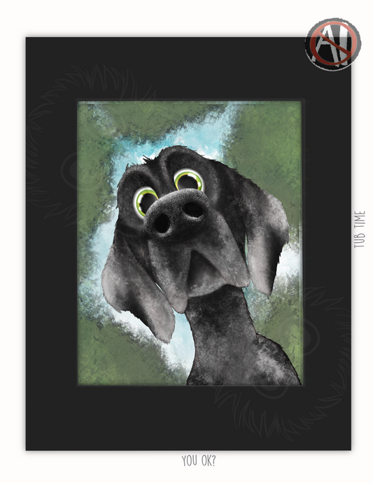 "You ok?" Art Print