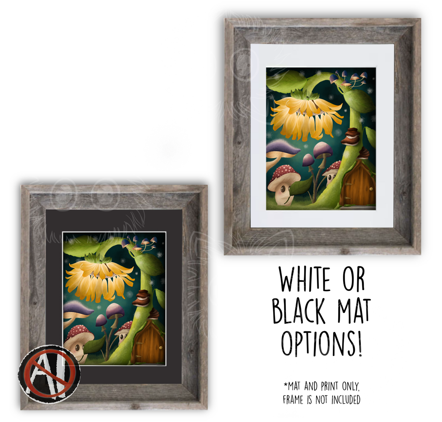 "Flower Friends" Art Print