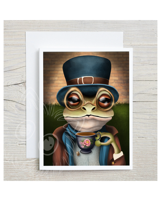 Elton Frog Greeting Card (A2 Card)