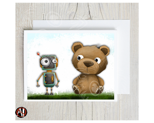 Can we be friends? Greeting card (A2 Card)