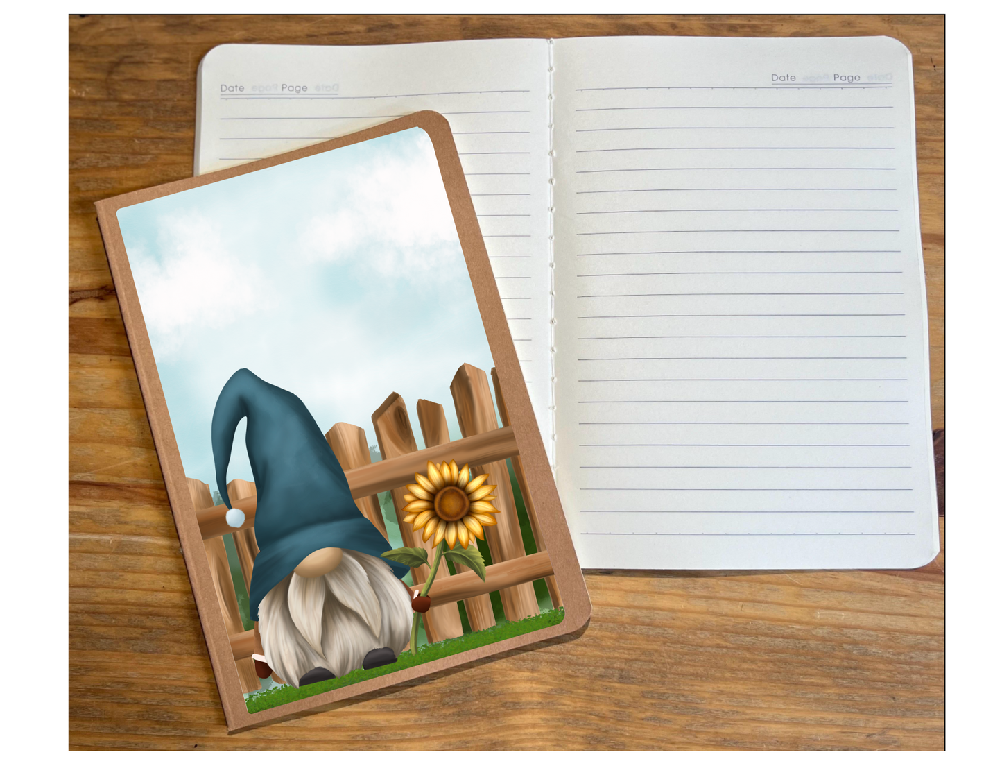 Garden Gnomie Lined Journal