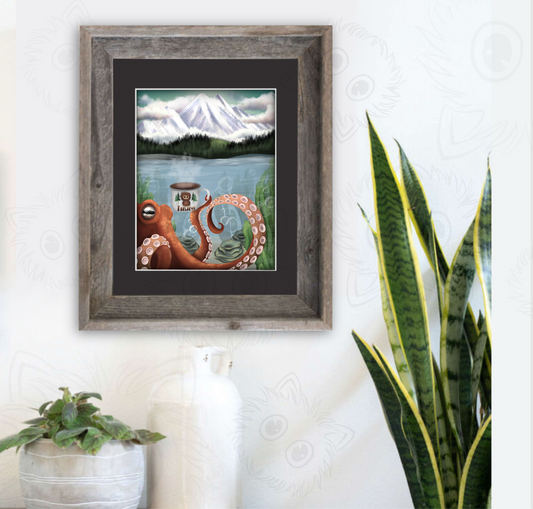 "PNW Octo" Art Print
