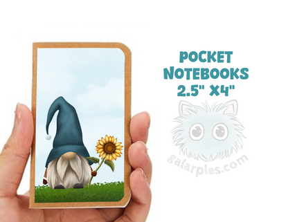 Garden Gnomie Pocket Notebook